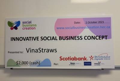 VINASTRAWS ENTERED THE FINAL OF THE SBC CONTEST HELD IN CANADA